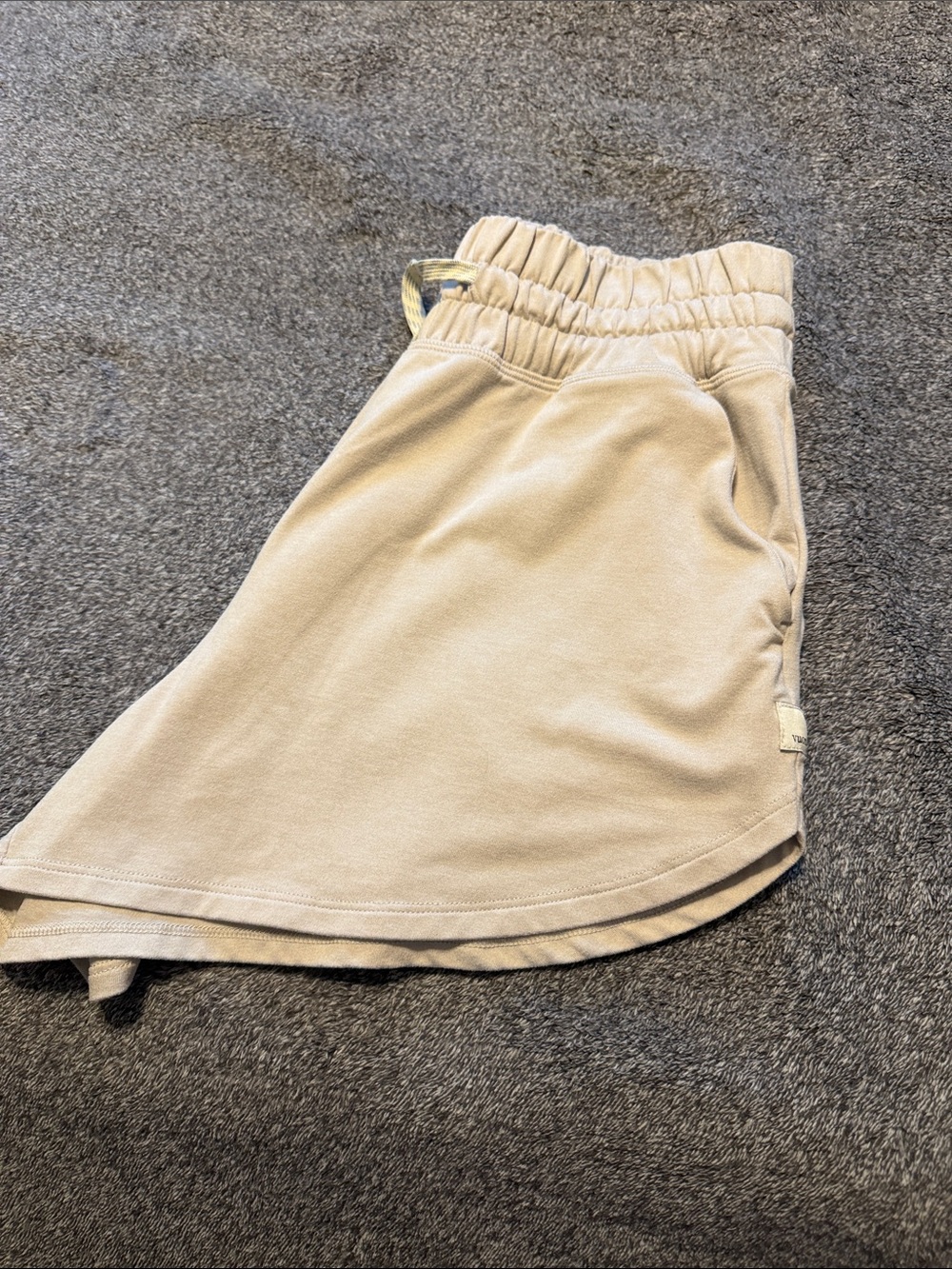 Vuori Light Cream Athletic Drawstring Shorts - Picture 4 of 4
